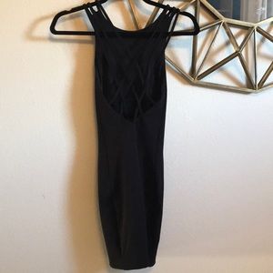 H&M Low back, black cocktail dress